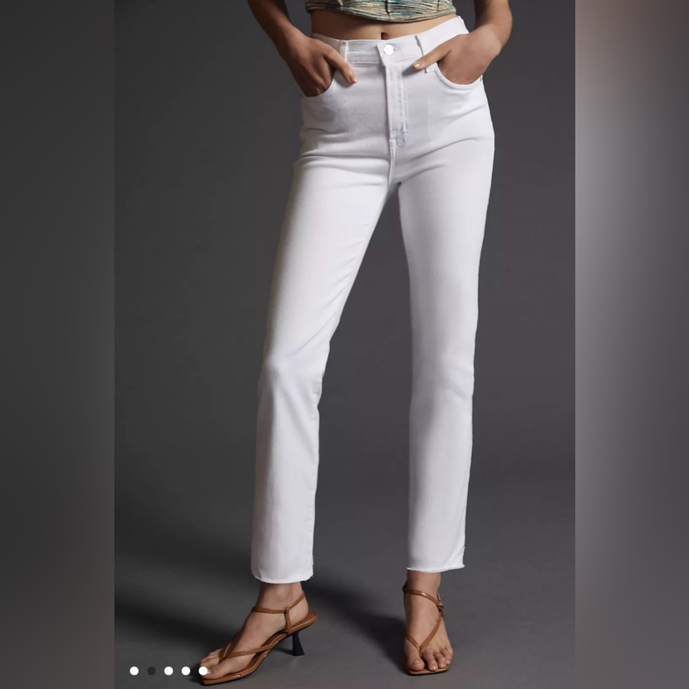 NWT Edwin Bree High Rise Skinny Jeans optic white 30